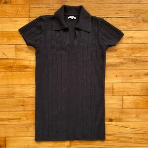 🖤 EUC Reformation Janine Cotton Sweater Mini Dress - Size Medium